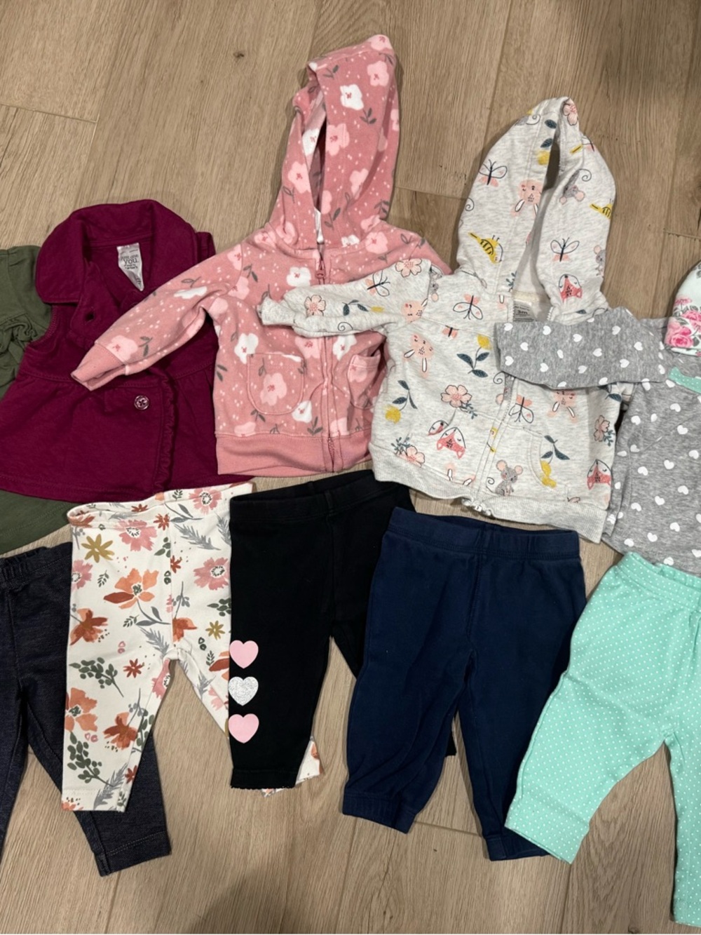 Girls 11 pcs Bundle matching sets size 3m